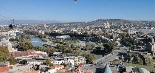 Blick auf die Altstadt von Tiflis